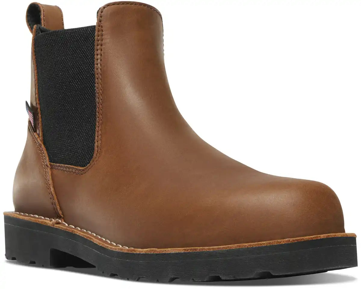 Men's Bull Run Chelsea 6 Tobacco Black Heel ST - Image 2