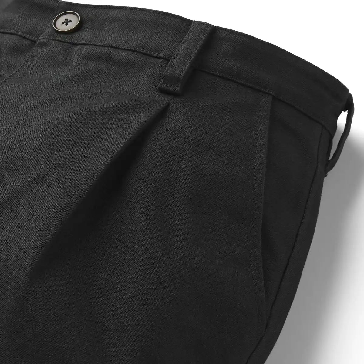Men's Pleated Forager Pants Black - Image 4
